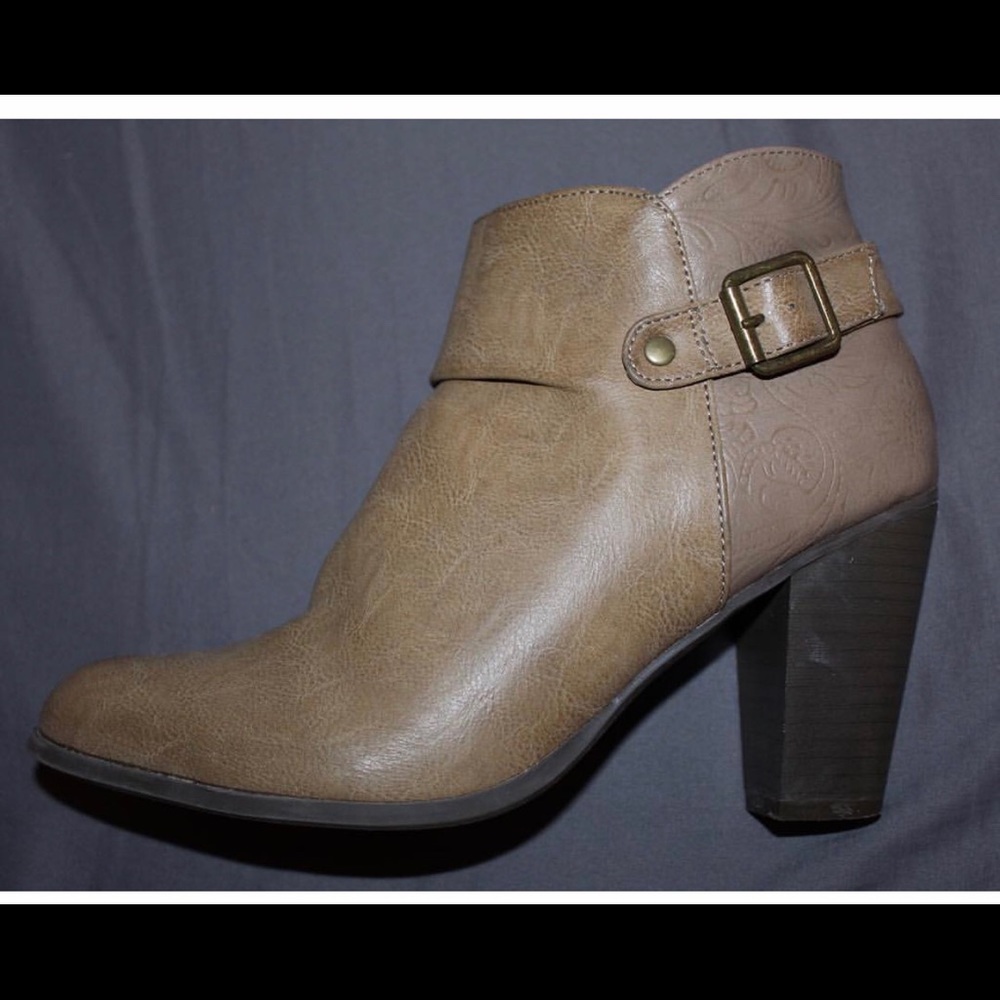 Brown booties